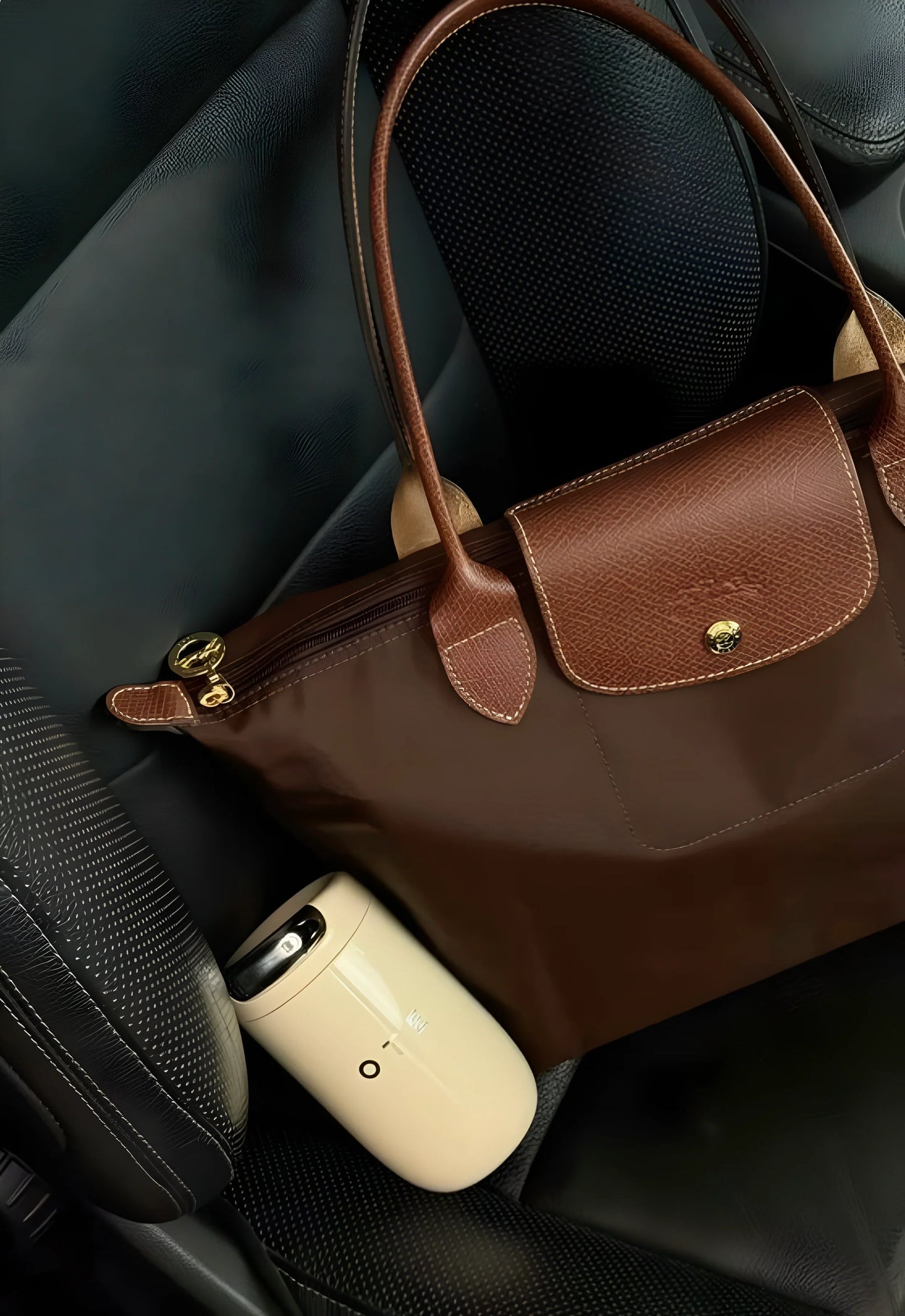 Longchamp Tote Large -Brown (WITH BRAND LOGO)