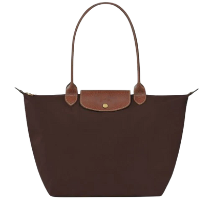 Longchamp Tote Large -Brown (WITH BRAND LOGO)