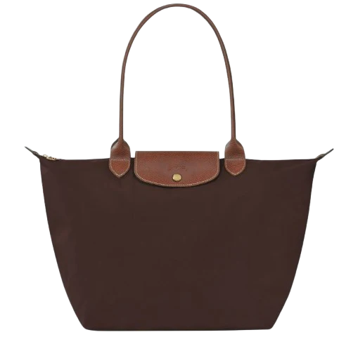 Longchamp Tote Large -Brown (WITH BRAND LOGO)