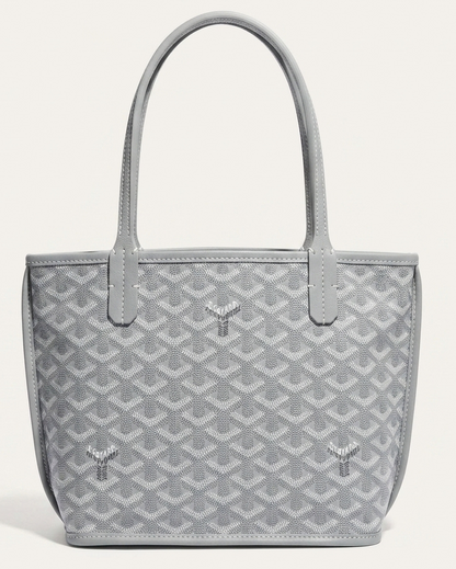 Goyard Tote Bag - Grey (Medium with Pouch)