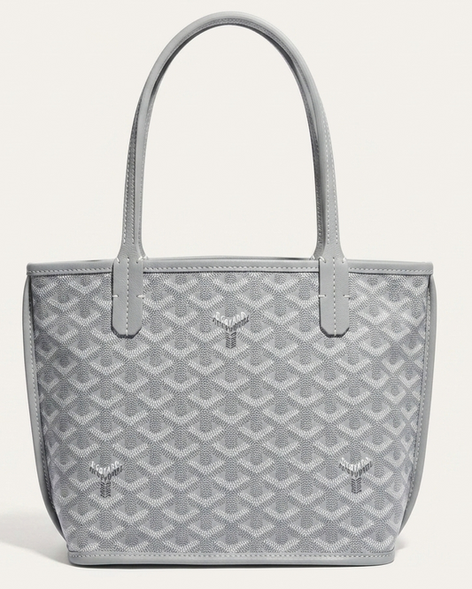 Goyard Tote Bag - Grey (Medium with Pouch)