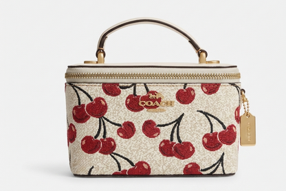 Coach Signature Canvas Vanity - Cherry