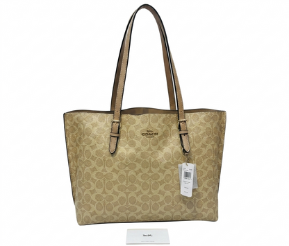 Coach - Signature Tote Bag Dark Beige