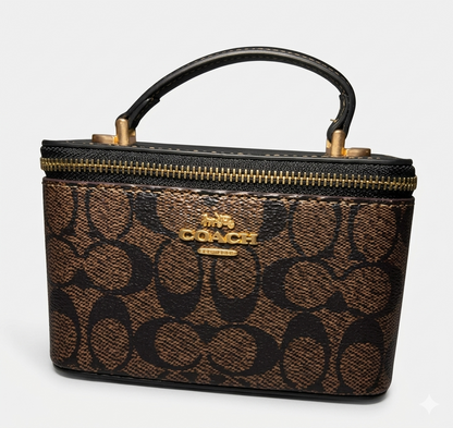 Coach Signature Canvas Vanity - Brown