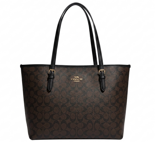 Coach - Signature Tote Bag Black