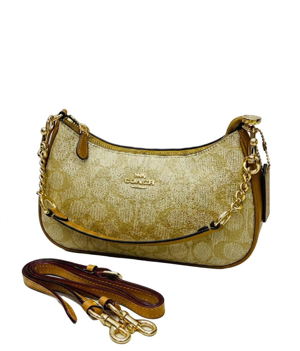 Coach - Teri Shoulder Bag Brown Emblem