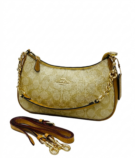 Coach - Teri Shoulder Bag Brown Emblem