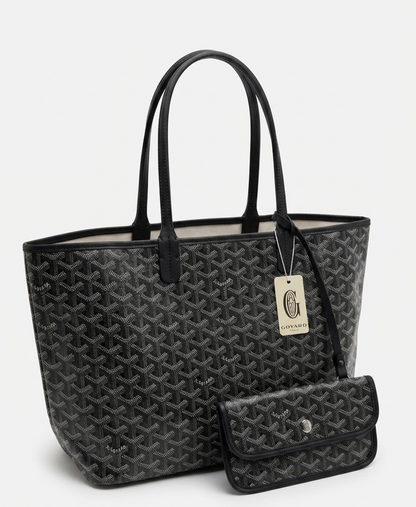 Goyard Tote Bag - Large Black (With Pouch)