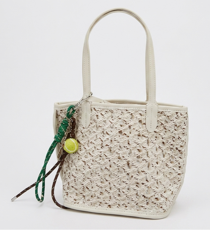 Goyard Tote Bag - half white  (Medium with Pouch)