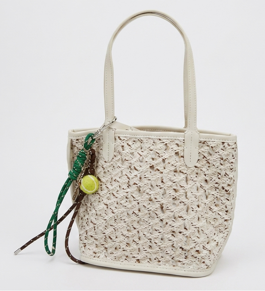 Goyard Tote Bag - half white  (Medium with Pouch)
