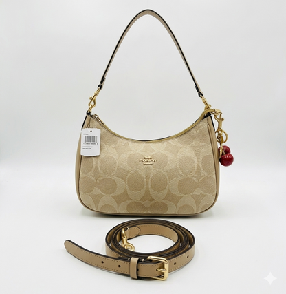 Coach - Teri Shoulder Cherry Bag Brown