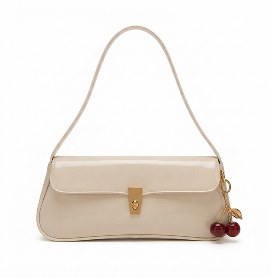 Patent Leather Shoulder Bag (Free Key Chain)