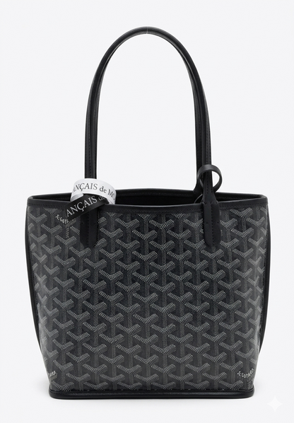 Goyard Tote Bag - Black (Medium with Pouch)