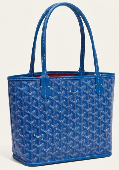 Goyard Tote Bag - Blue (Medium with Pouch)