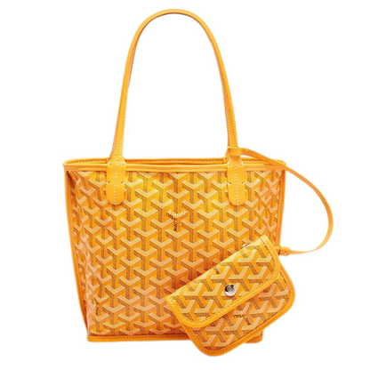 Goyard Tote Bag - Yellow (Medium with Pouch)