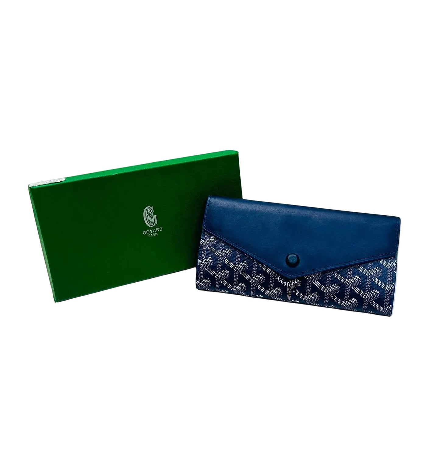 Goyard - Long Wallet Navy Blue